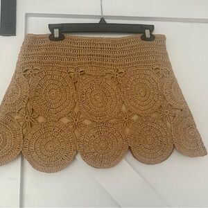 Simon Miller Brown Beep Beep Mini Skirt